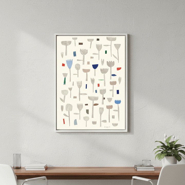 Floral Collage by Silvia Visscher wall - art - picture - poster
