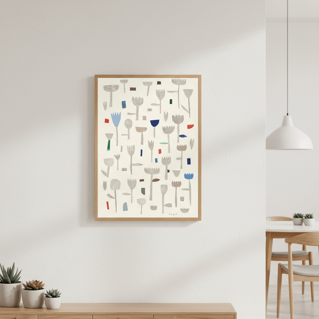 Floral Collage by Silvia Visscher wall - art - picture - poster