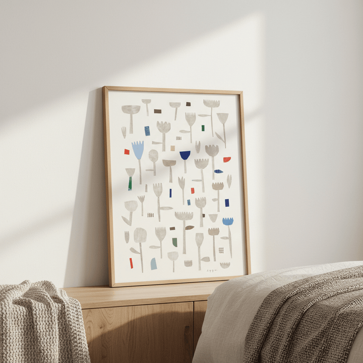 Floral Collage by Silvia Visscher wall - art - picture - poster