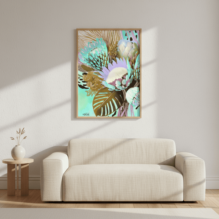 Floral Fiesta Browns by Inkheart Designs wall - art - picture - poster