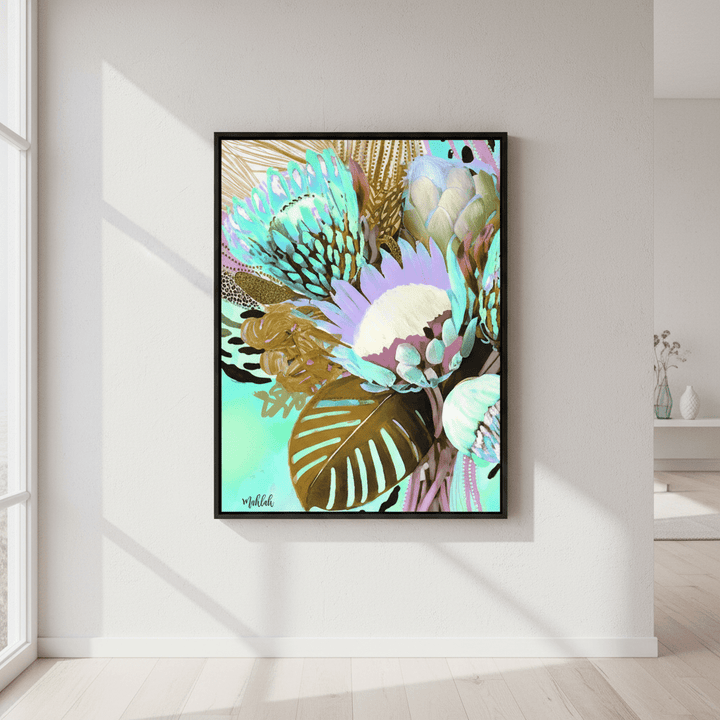 Floral Fiesta Browns by Inkheart Designs wall - art - picture - poster