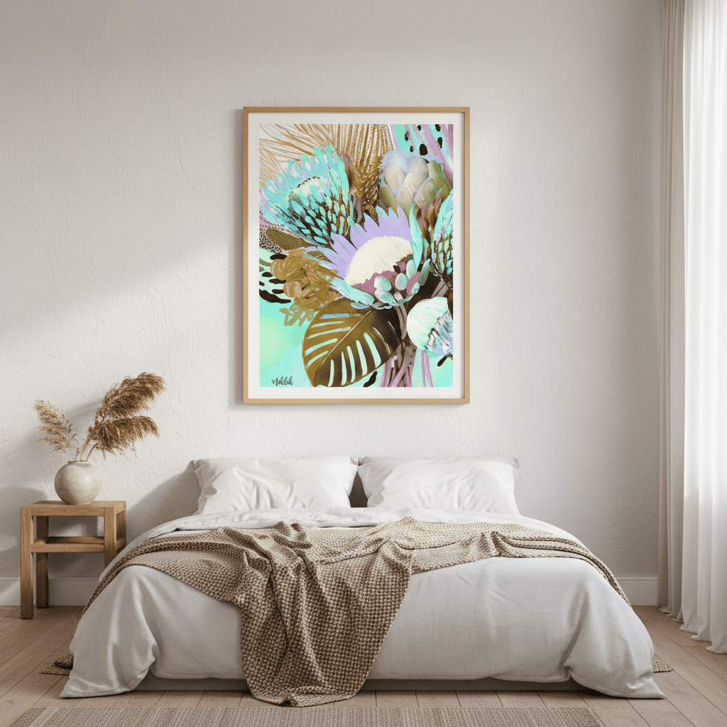 Floral Fiesta Browns by Inkheart Designs wall - art - picture - poster