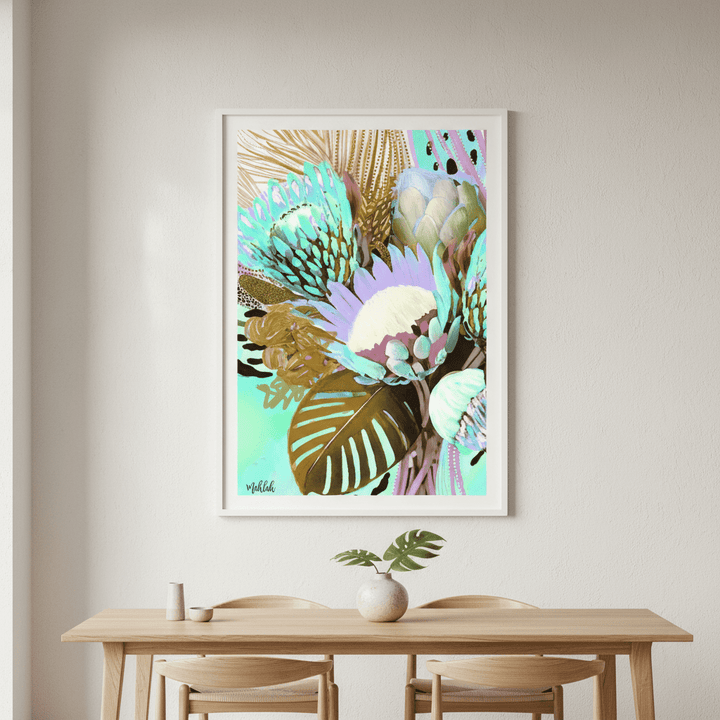 Floral Fiesta Browns by Inkheart Designs wall - art - picture - poster