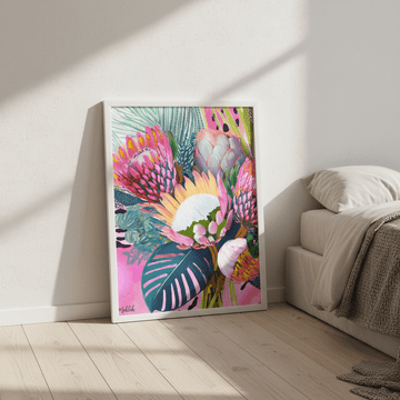Floral Fiesta Lightened by Inkheart Designs wall - art - picture - poster