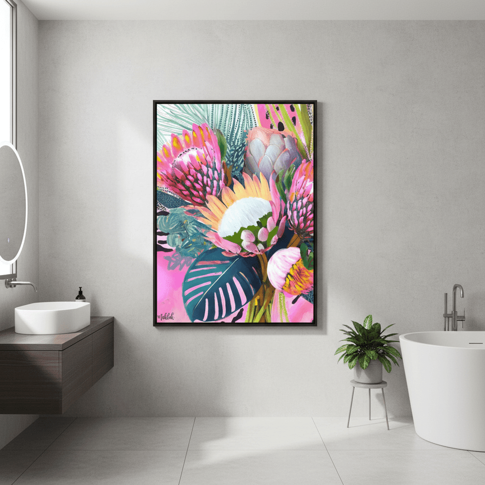 Floral Fiesta Lightened by Inkheart Designs wall - art - picture - poster