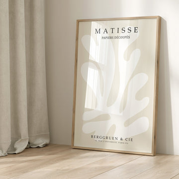 Floral Neutral Wall Art By Henri Matisse - Style My Wall