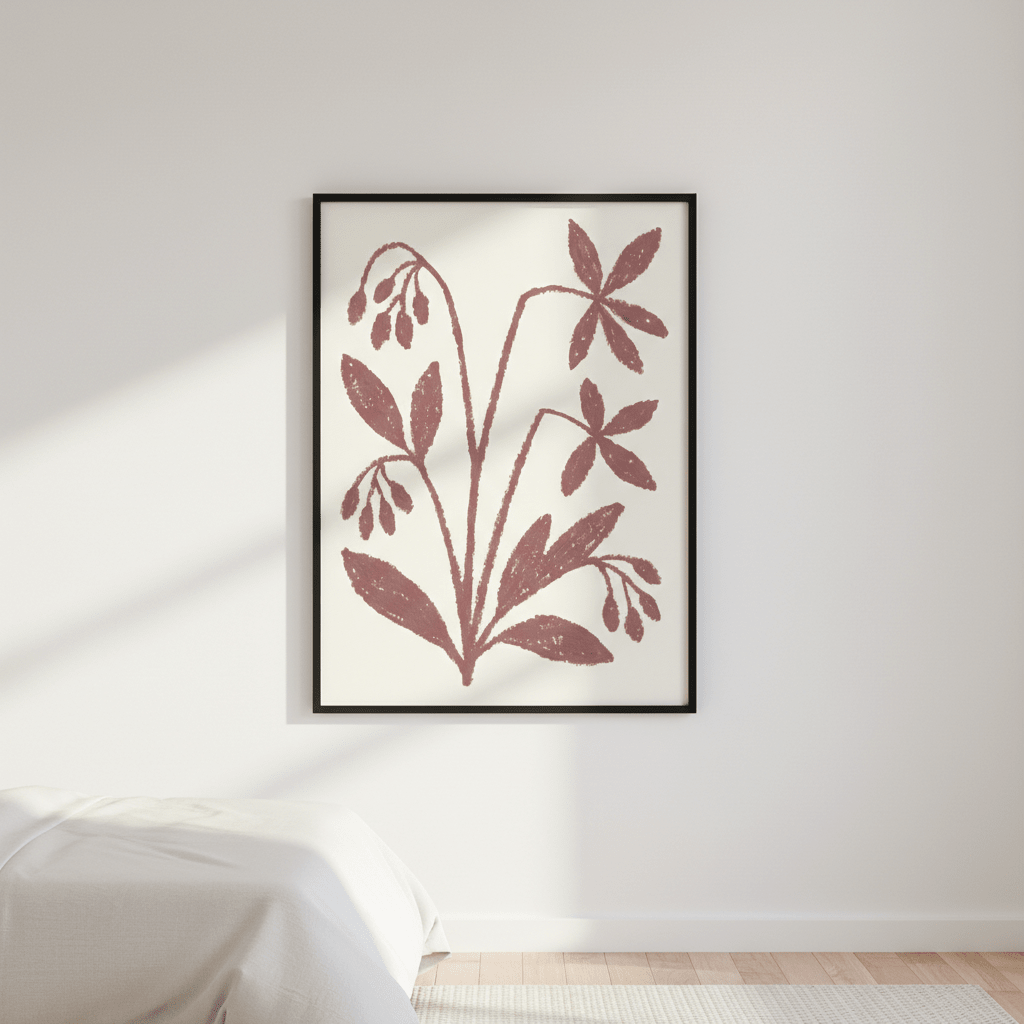 Floral Plant by Silvia Visscher wall - art - picture - poster