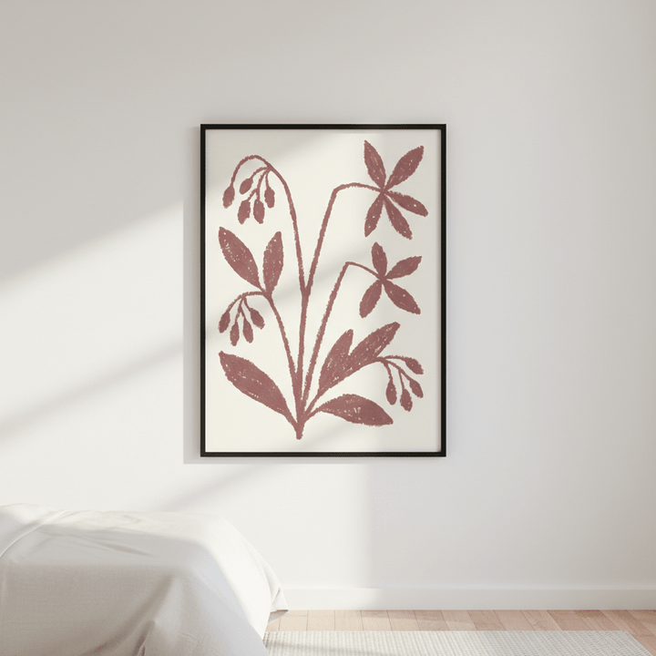Floral Plant by Silvia Visscher wall - art - picture - poster