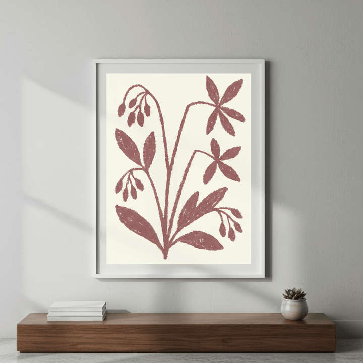 Floral Plant by Silvia Visscher wall - art - picture - poster