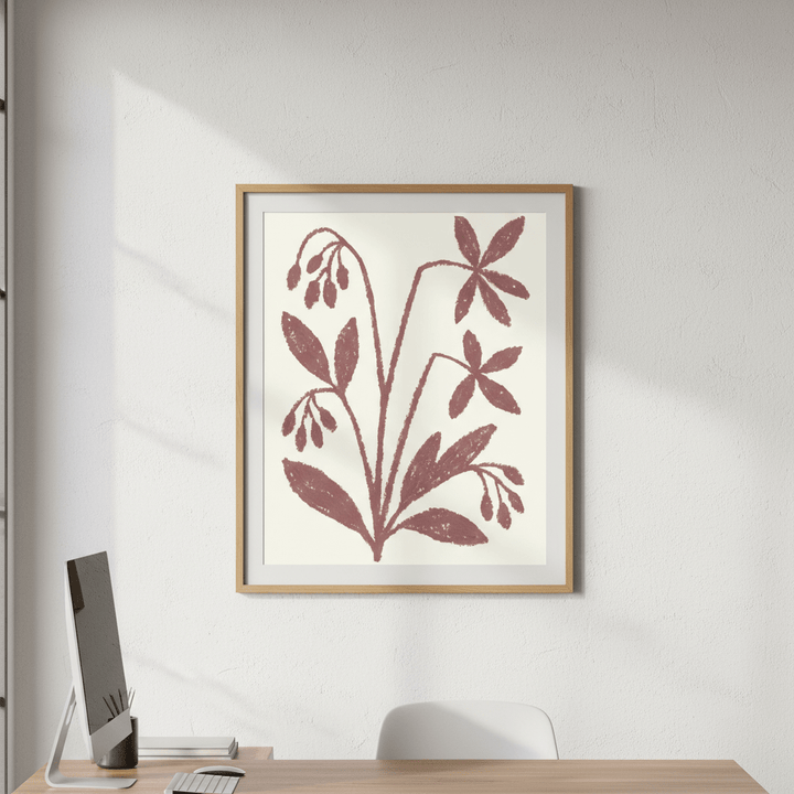 Floral Plant by Silvia Visscher wall - art - picture - poster