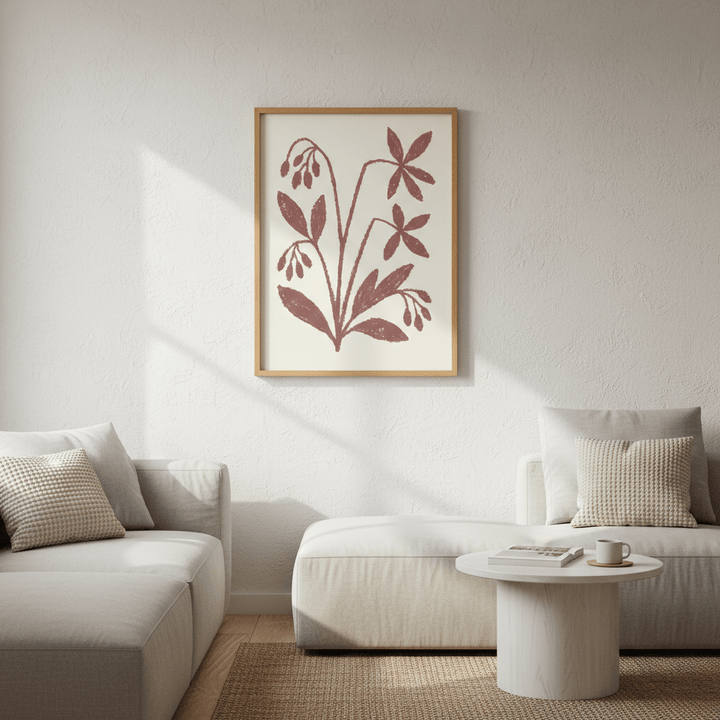 Floral Plant by Silvia Visscher wall - art - picture - poster