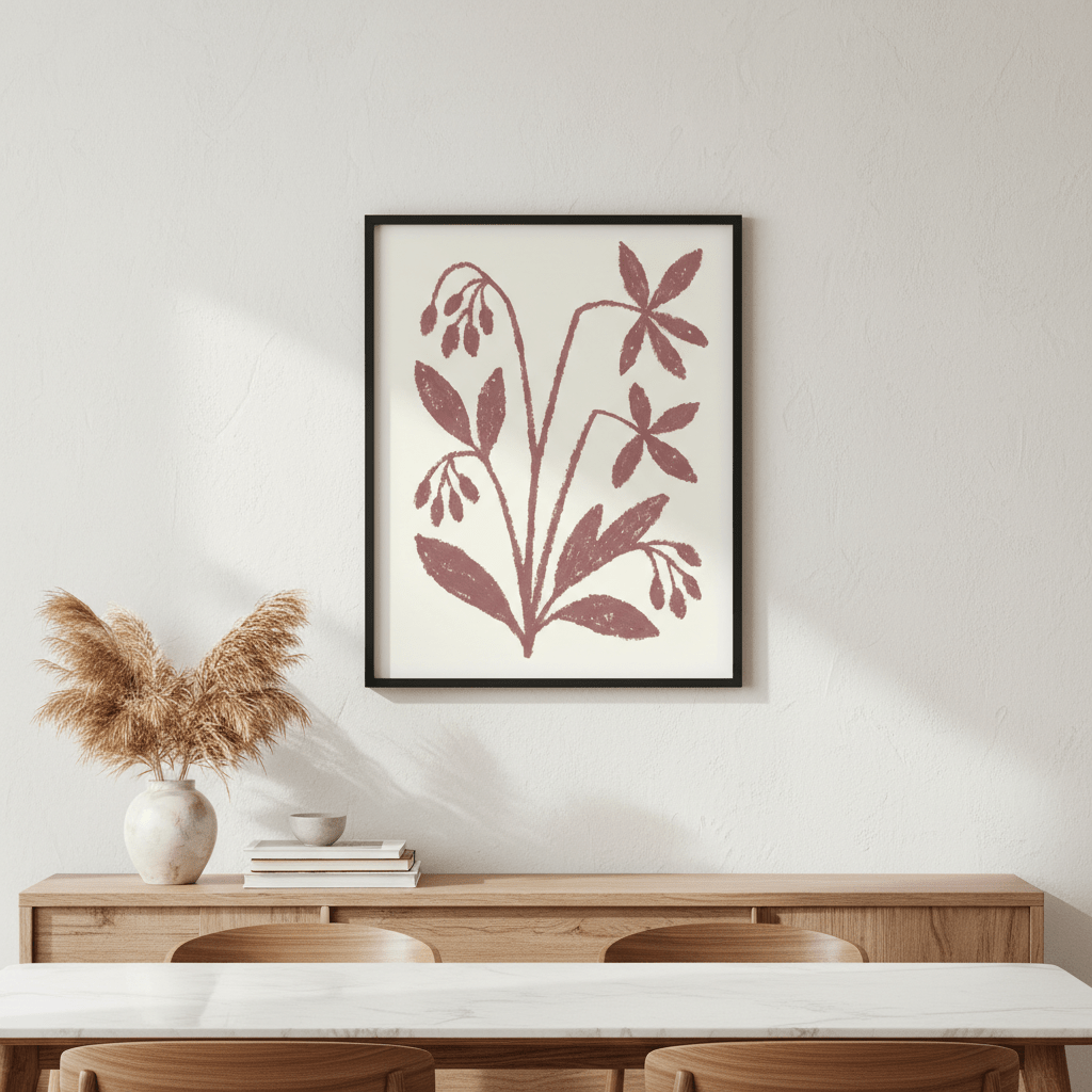 Floral Plant by Silvia Visscher wall - art - picture - poster