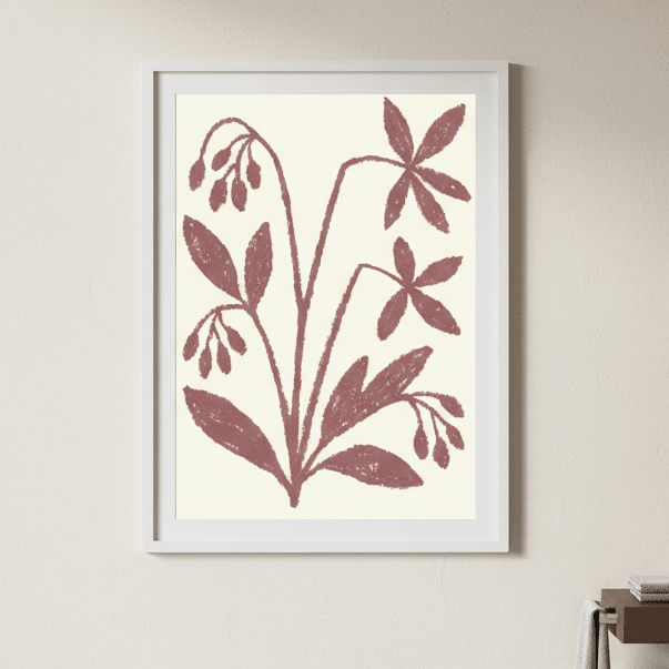 Floral Plant by Silvia Visscher wall - art - picture - poster