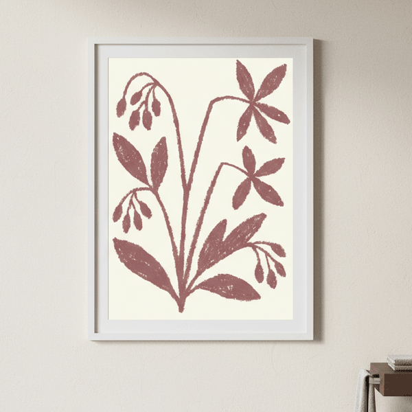 Floral Plant by Silvia Visscher | Art & Canvas Print