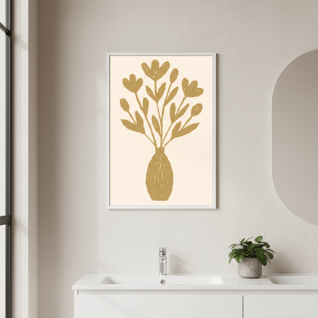Floral Vase by Silvia Visscher wall - art - picture - poster