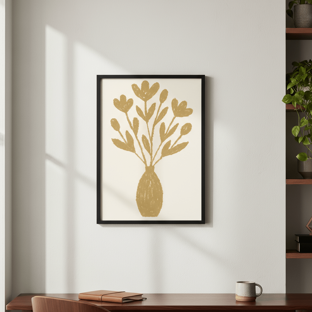 Floral Vase by Silvia Visscher wall - art - picture - poster