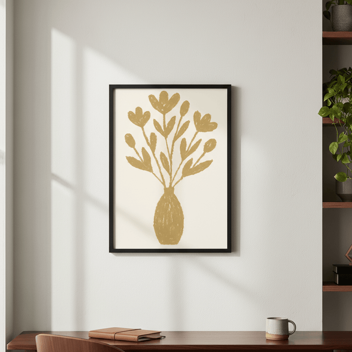 Floral Vase by Silvia Visscher wall - art - picture - poster