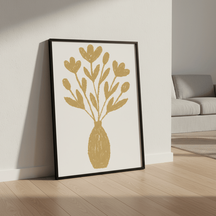 Floral Vase by Silvia Visscher wall - art - picture - poster