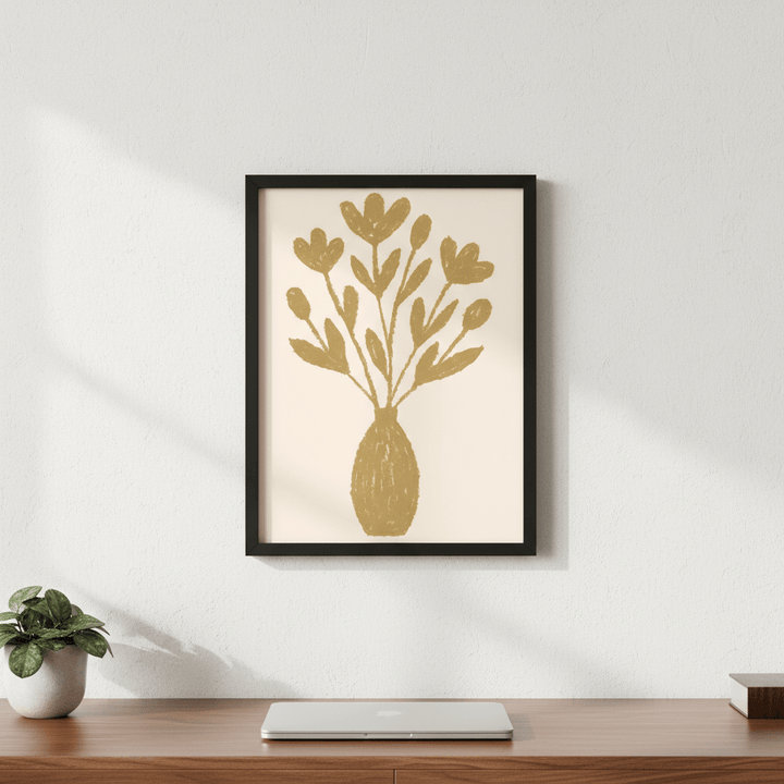 Floral Vase by Silvia Visscher wall - art - picture - poster