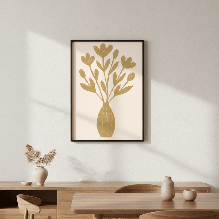 Floral Vase by Silvia Visscher wall - art - picture - poster