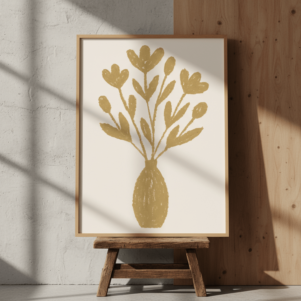 Floral Vase by Silvia Visscher wall - art - picture - poster