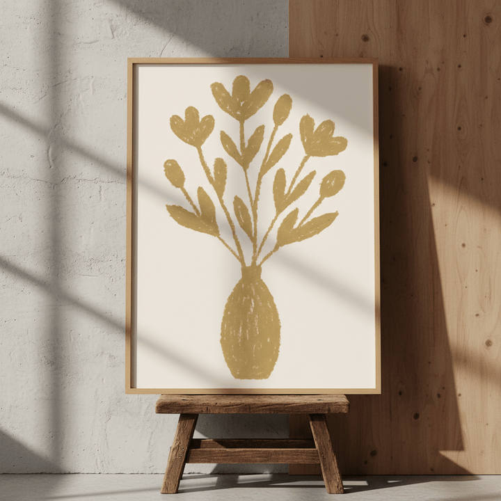 Floral Vase by Silvia Visscher wall - art - picture - poster