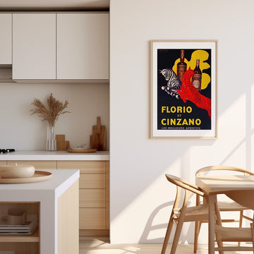 Florio Cinzano 1930 Drink Vintage Ad by Leonetto Cappiello - Style My Wall