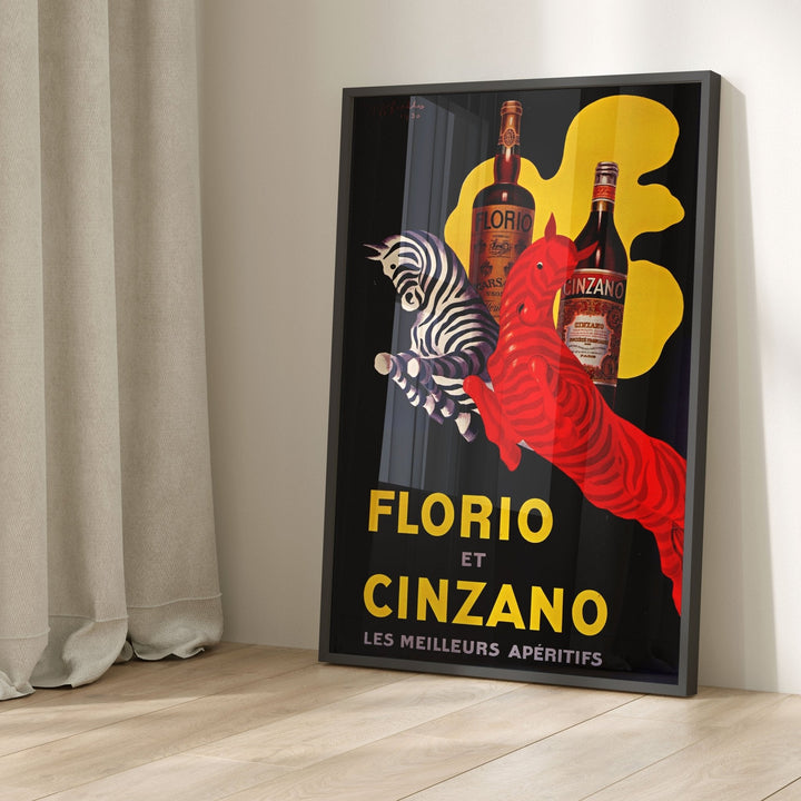 Florio Cinzano 1930 Drink Vintage Ad by Leonetto Cappiello - Style My Wall