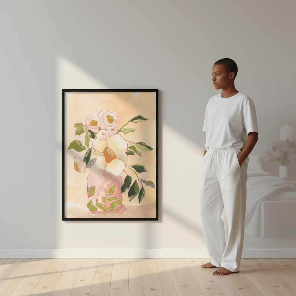 Flourish Vase by Lucrecia Caporale wall - art - picture - poster