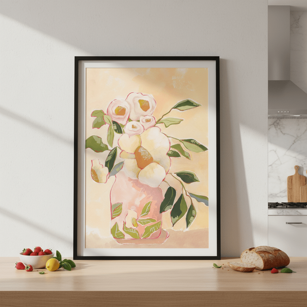 Flourish Vase by Lucrecia Caporale wall - art - picture - poster
