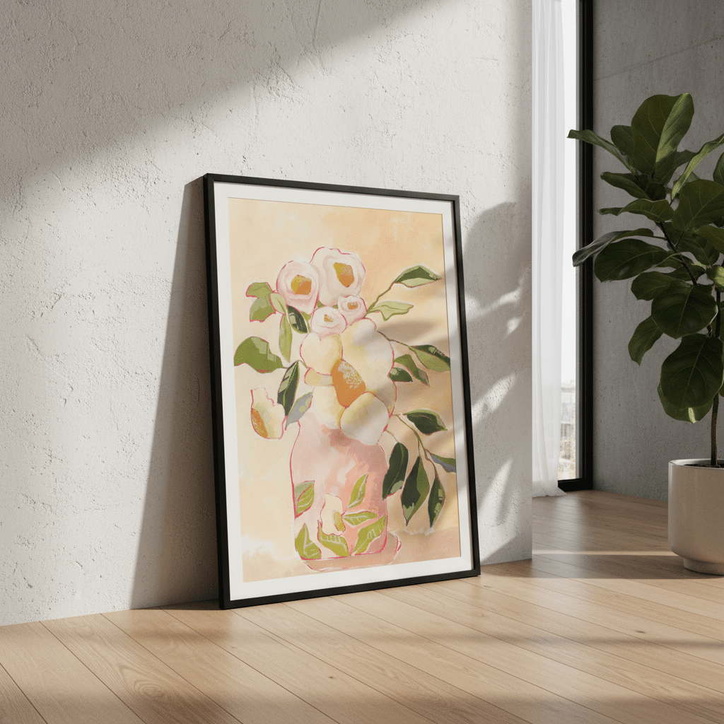Flourish Vase by Lucrecia Caporale wall - art - picture - poster