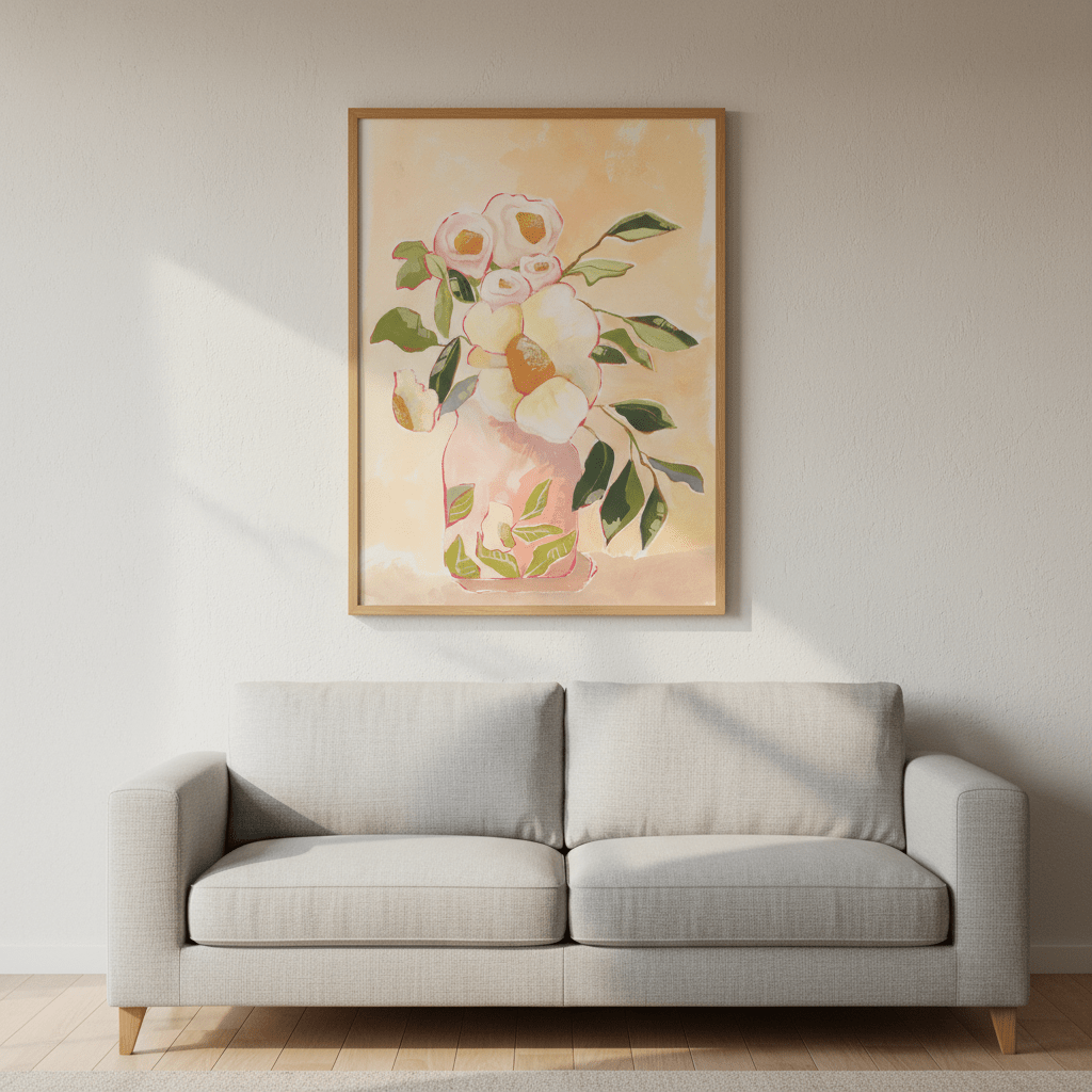 Flourish Vase by Lucrecia Caporale wall - art - picture - poster