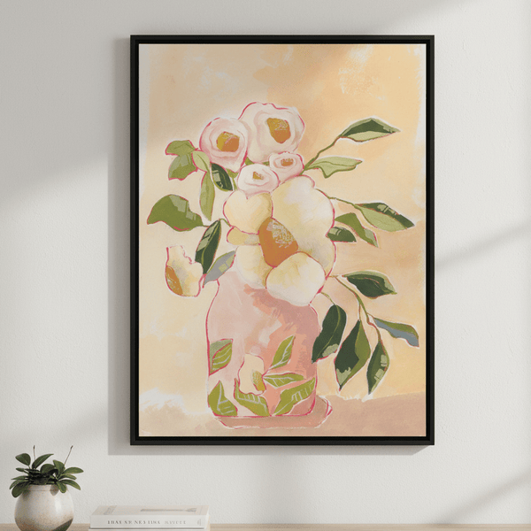 Flourish Vase by Lucrecia Caporale | Art & Canvas Print