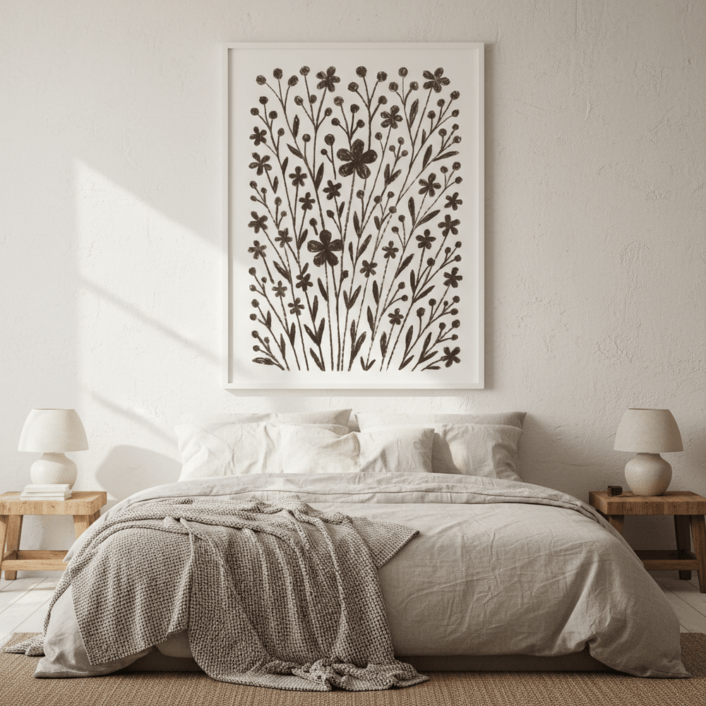 Flower Field by Silvia Visscher wall - art - picture - poster