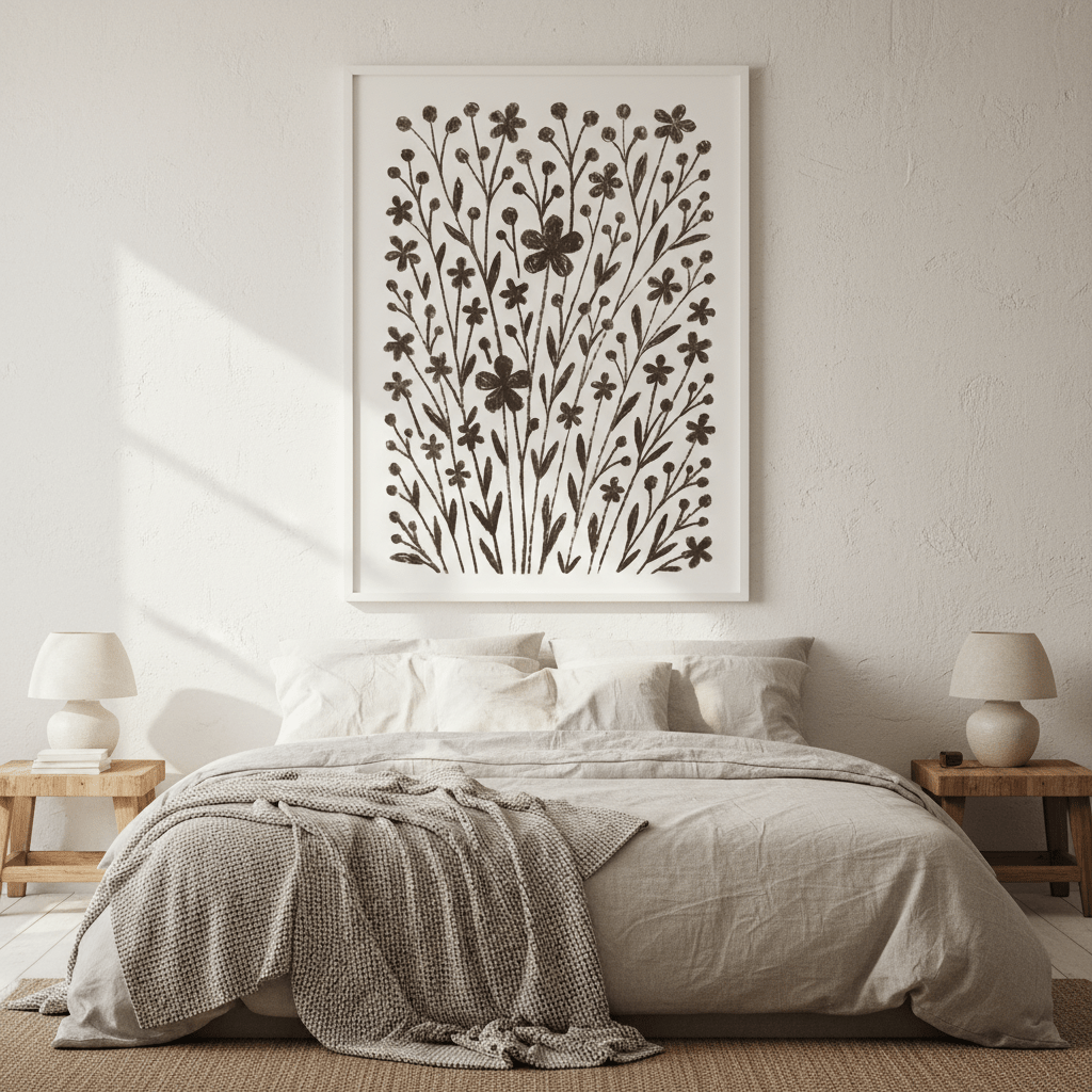 Flower Field by Silvia Visscher wall - art - picture - poster