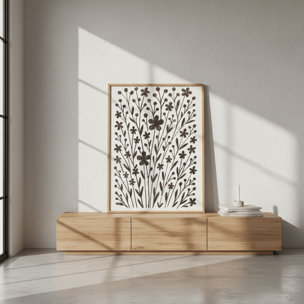 Flower Field by Silvia Visscher wall - art - picture - poster