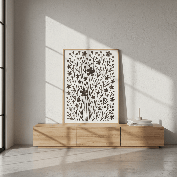 Flower Field by Silvia Visscher wall - art - picture - poster