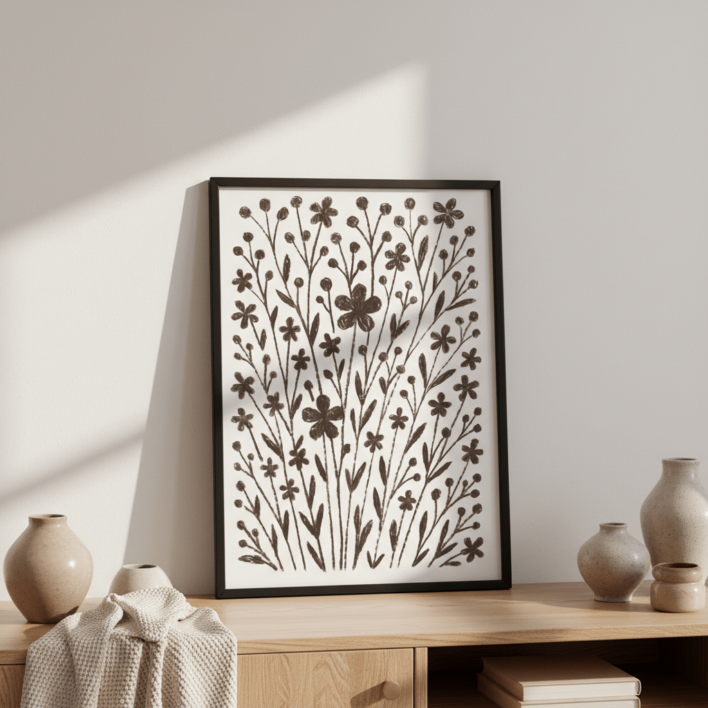 Flower Field by Silvia Visscher wall - art - picture - poster