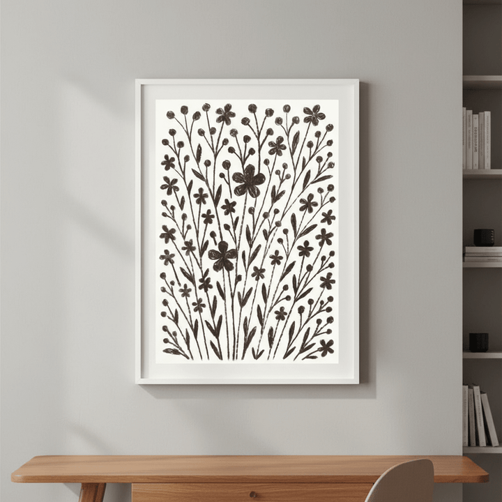 Flower Field by Silvia Visscher wall - art - picture - poster