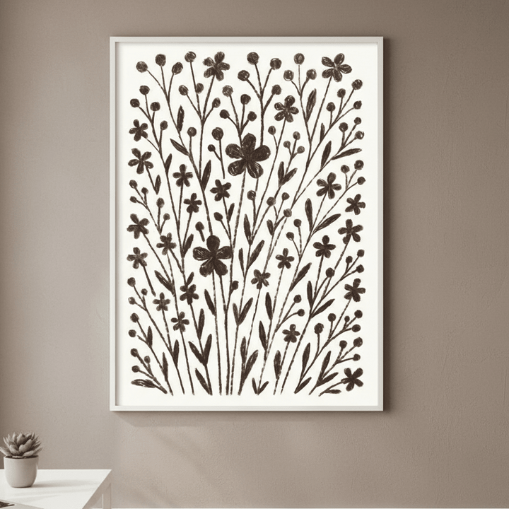 Flower Field by Silvia Visscher wall - art - picture - poster