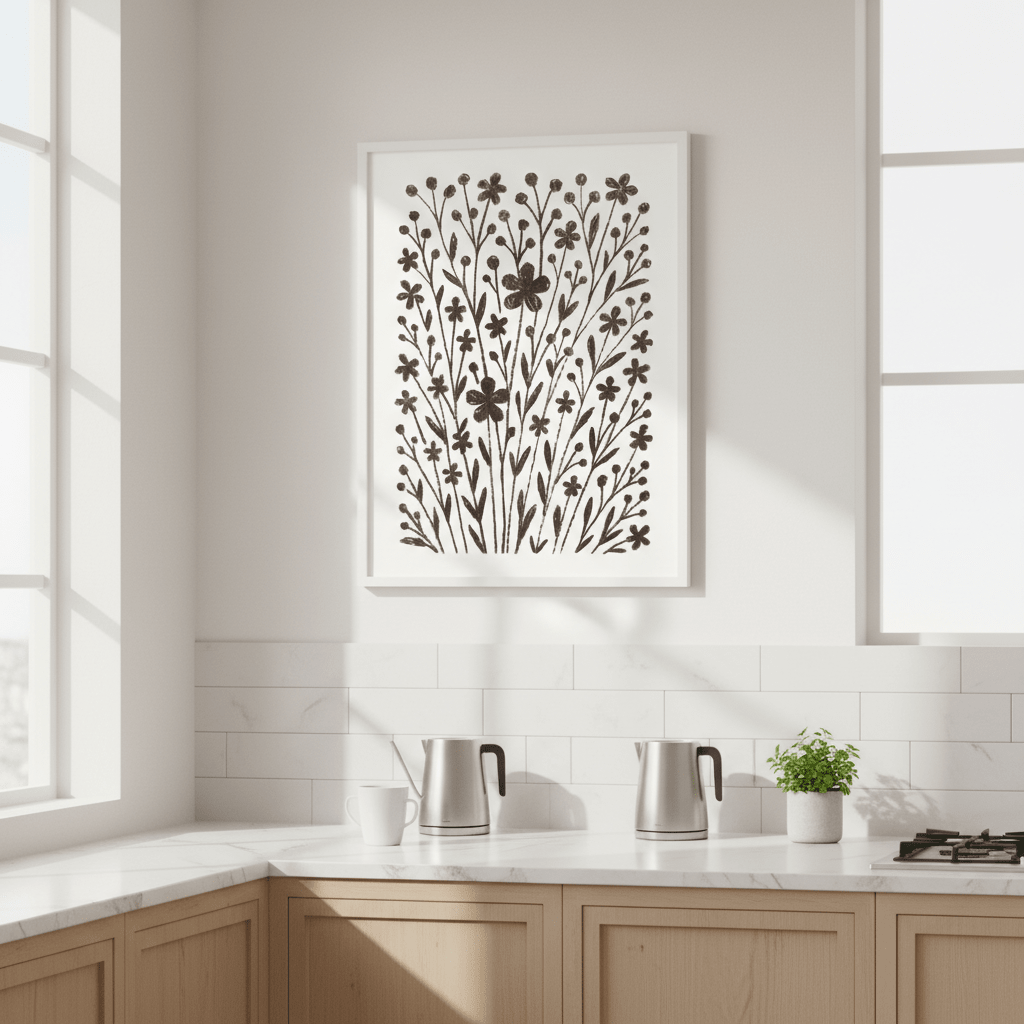 Flower Field by Silvia Visscher wall - art - picture - poster