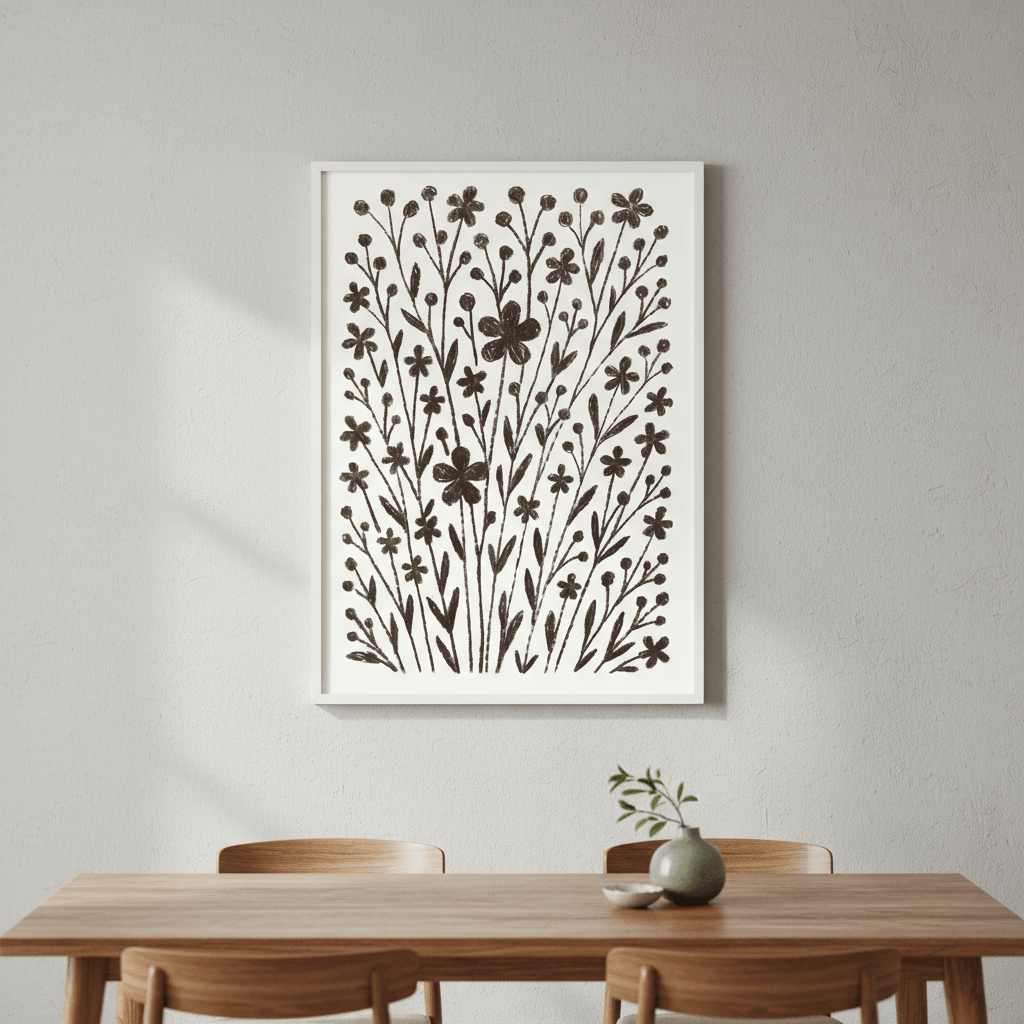 Flower Field by Silvia Visscher wall - art - picture - poster