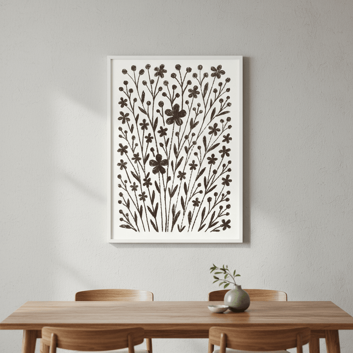 Flower Field by Silvia Visscher wall - art - picture - poster