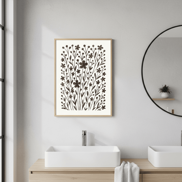 Flower Field by Silvia Visscher wall - art - picture - poster