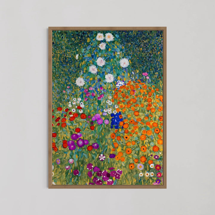 Flower Garden Wall Art by Gustav Klimt - Style My Wall