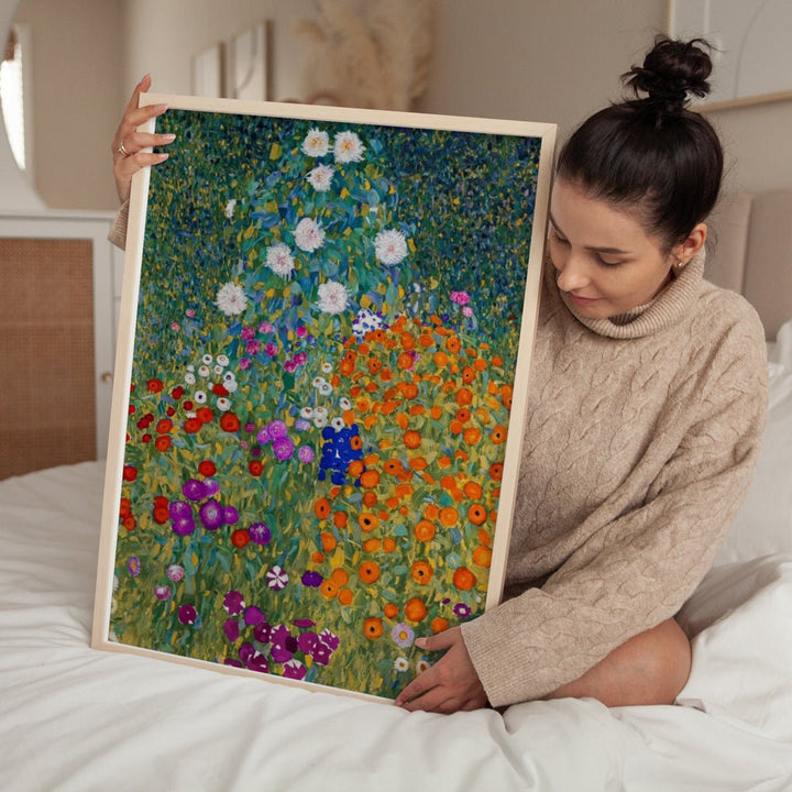 Flower Garden Wall Art by Gustav Klimt - Style My Wall