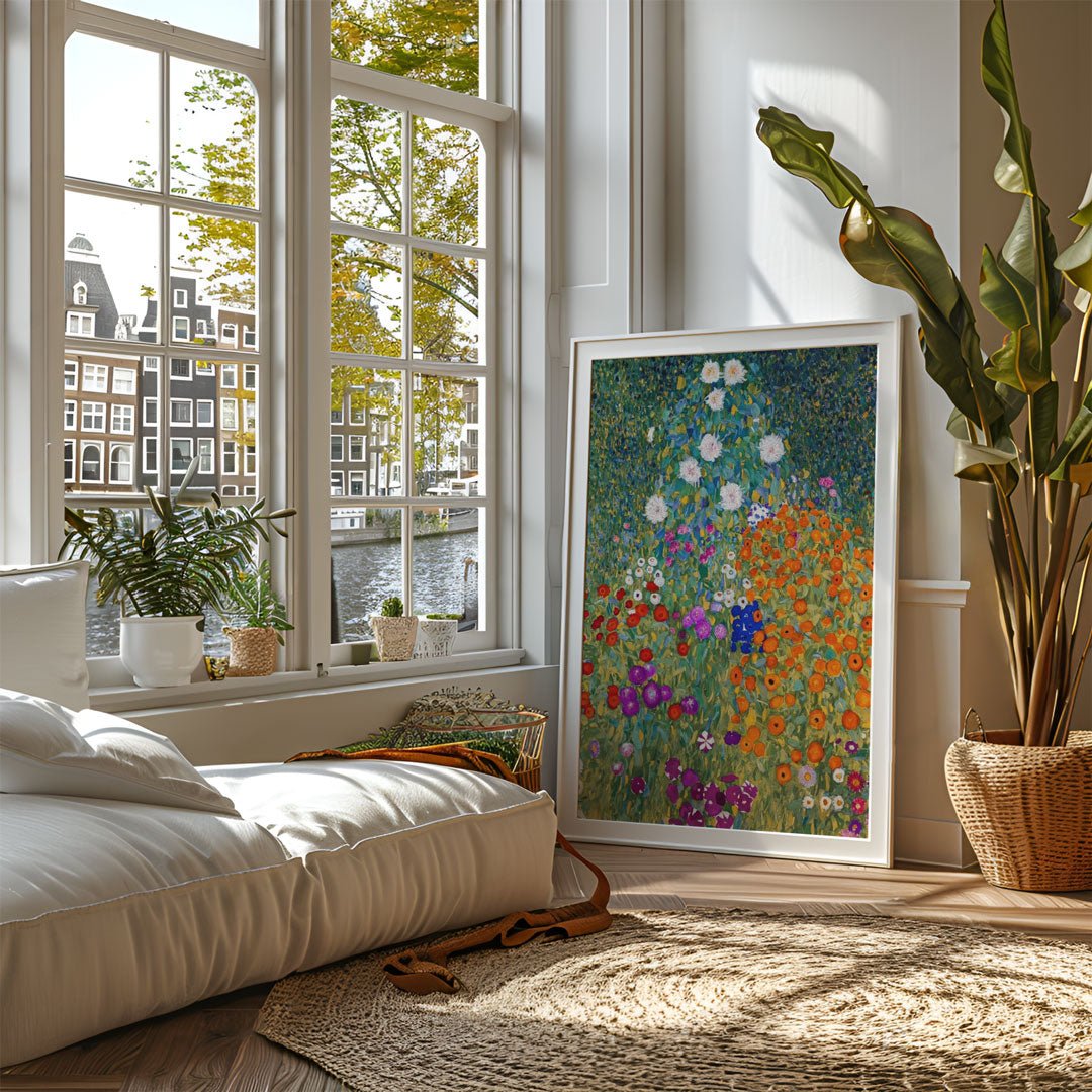 Flower Garden Wall Art by Gustav Klimt - Style My Wall