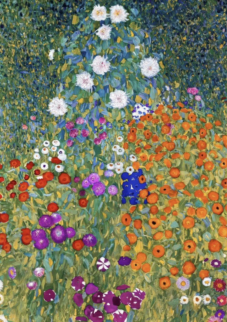 Flower Garden Wall Art by Gustav Klimt