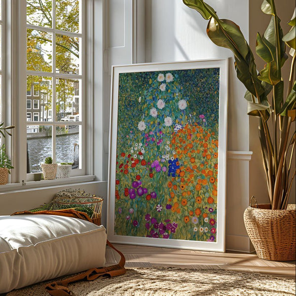Flower Garden Wall Art by Gustav Klimt