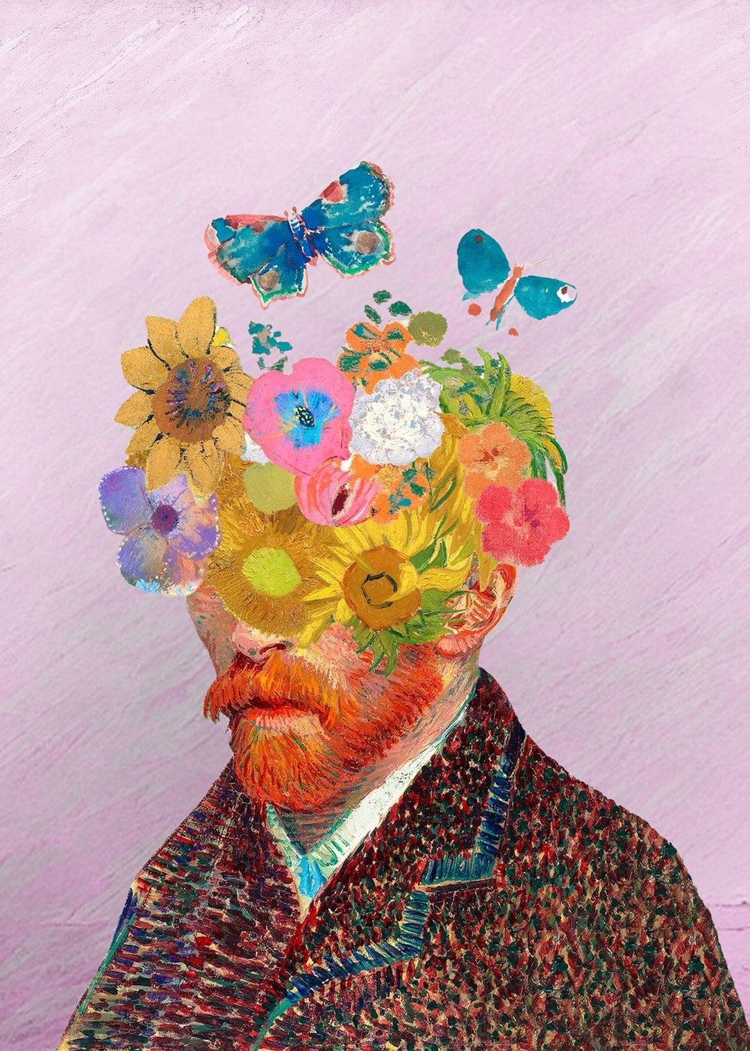 Flower Head by Van Gogh Wall Art - Style My Wall,frame